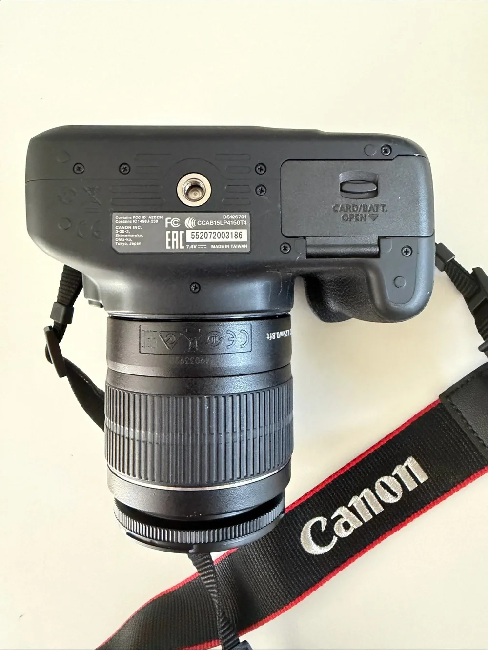 Canon EOS Rebel T100 18 MP Digital SLR Camera Kit - Black